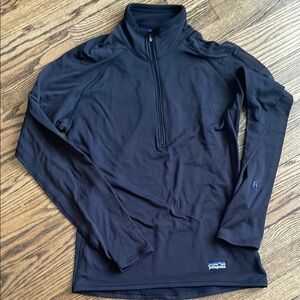 Patagonia Black Quarter-Zip Pullover size small